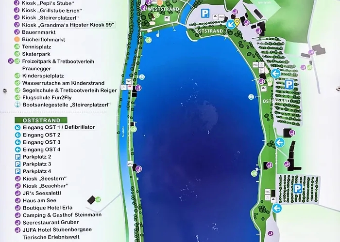 شقة Zwei Schlafzimmer Ferienapartment Anna Am Stubenbergsee Inklusive Vier E-bikes